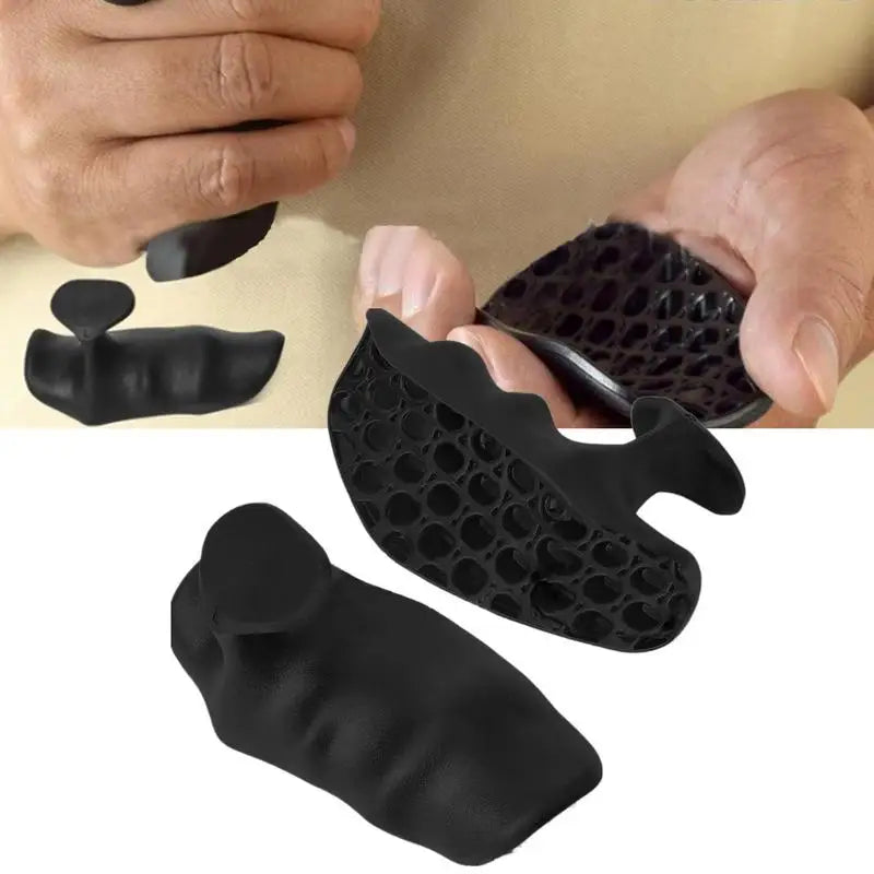 Anti-Slip Workout Grips Silicone Non-Slip Fingerless Crosstraining Grips Gym Hand Gloves Dumbbell Gripper Exercise Support